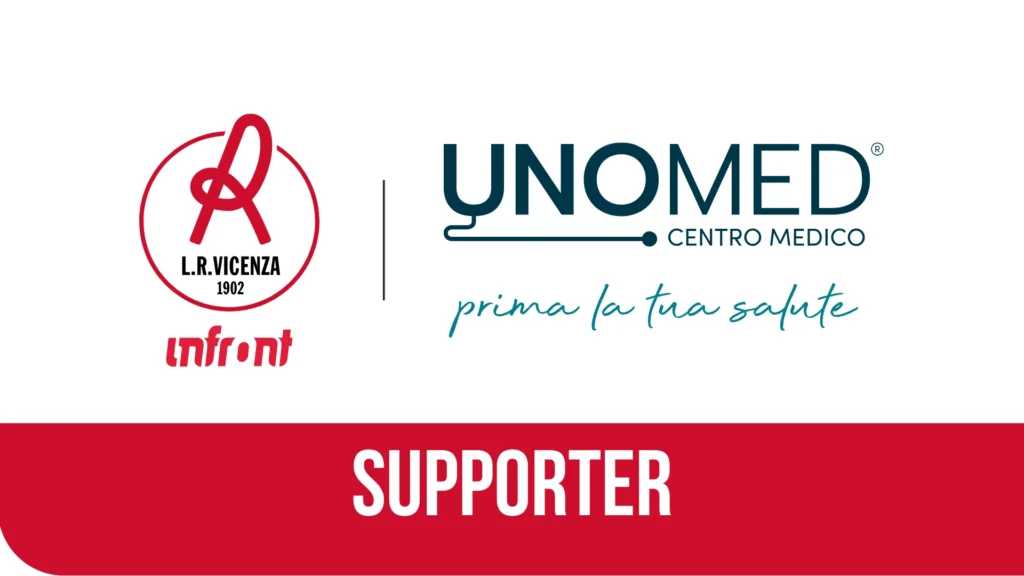 Logo Lanerossi Vicenza – UNOMED supporter